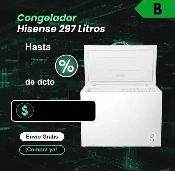 Congelador Hisense 297 Litros BD297 - NEV-07