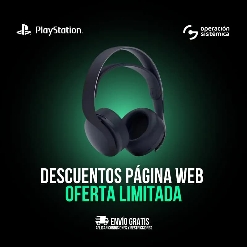 Auriculares PULSE 3D Midnight Black PS5 - PST-09