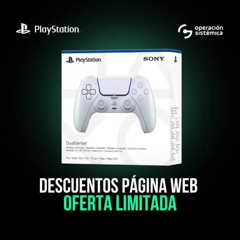 Control para PS5 Dualsense Perla Chroma - PST-30