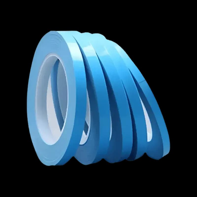 Unidad de Cinta Térmica Importada, 50 m x 10 mm -Blue Tape - BA153