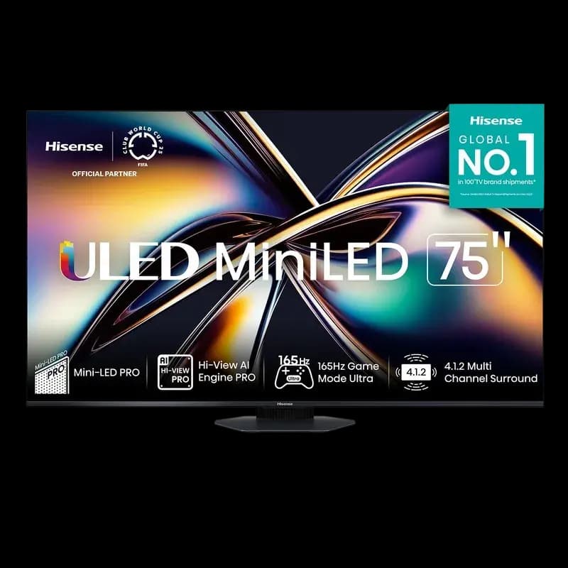 Televisor Hisense Smart 75" ULED/4K Google TV 165Hz 109W 75U8QG - TV-103