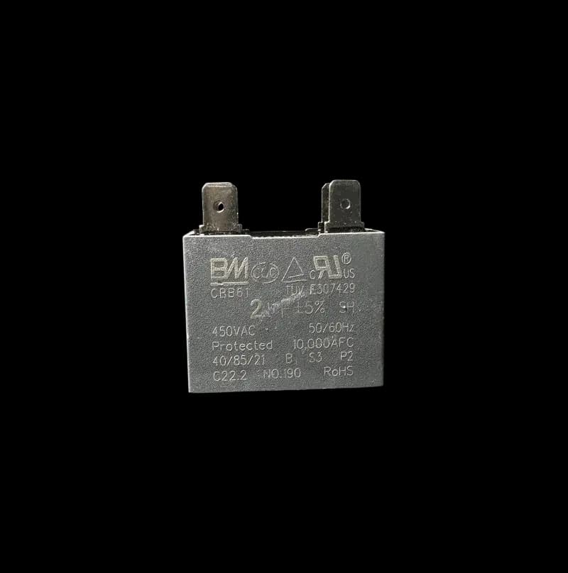 Fan Motor Start Capacitor 2UF 450V P2 RoHS - REP-3112