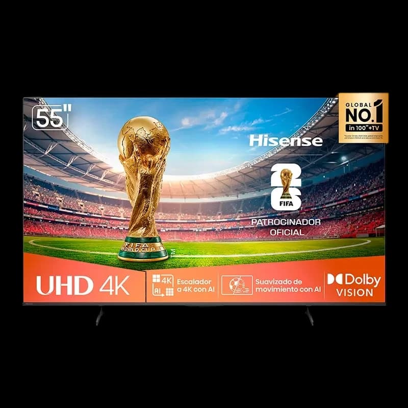 Televisor Hisense 55" Smart 55A6NV OS VIDAA UHD | 4K - TV-120