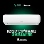 Aire Acondicionado hisense Luso Inverter 220V 12000 BTU