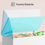 Congelador Hisense 198L Compacto y Eficiente. Congelador Hisense de 198 litros con tapa superior y diseño compacto. Congelador Hisense de 198 litros con tapa superior y diseño compacto.