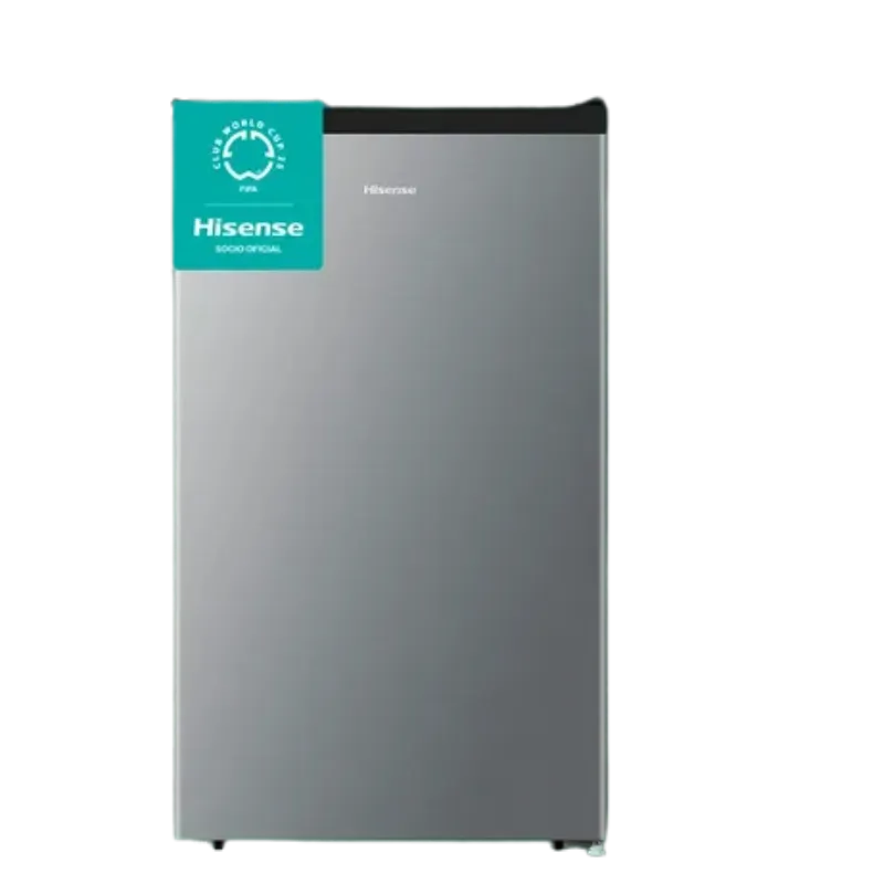 Nevera Hisense Minibar BC-93A en color plateado