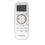 Control remoto del aire acondicionado Hisense Perla Control remoto del aire acondicionado Hisense perla, diseño intuitivo con pantalla digital.