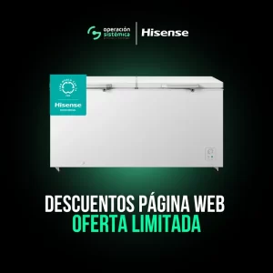 Congelador HISENSE Dual 500 litros BD-500 FV650DW1A