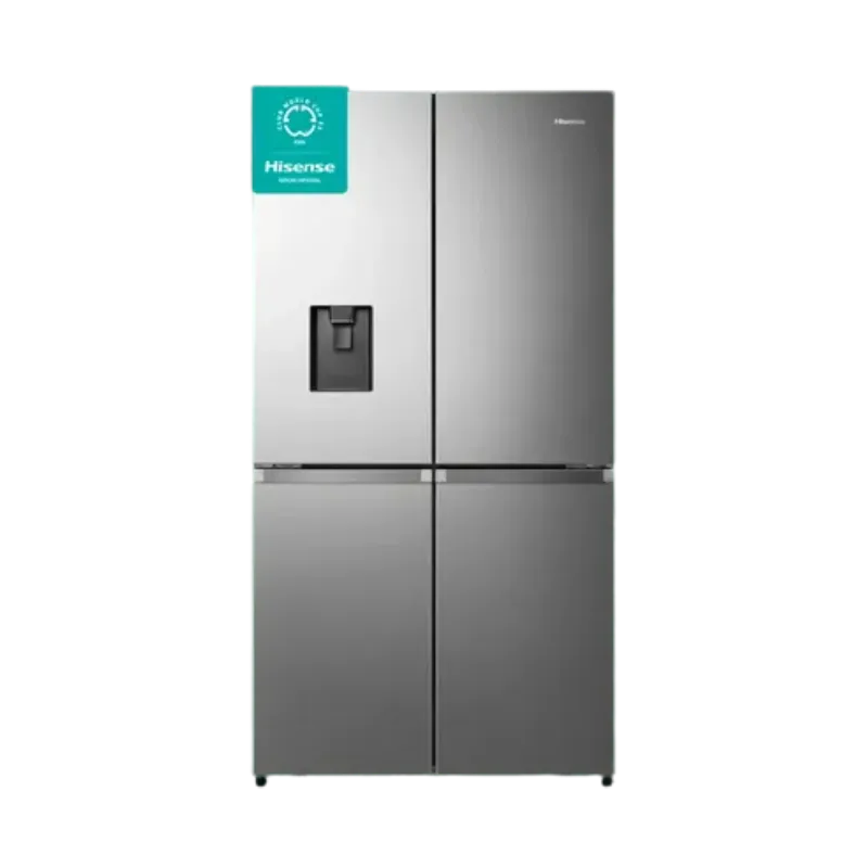 Diseño sofisticado y moderno del Nevecon Hisense RQ791WB5B Vista frontal del Nevecon Hisense RQ791WB5B con diseño elegante