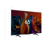Medidas del Televisor Hisense 65Q6N – 65 pulgadas Dimensiones del televisor Hisense 65Q6N de 65 pulgadas con diseño moderno y elegante.