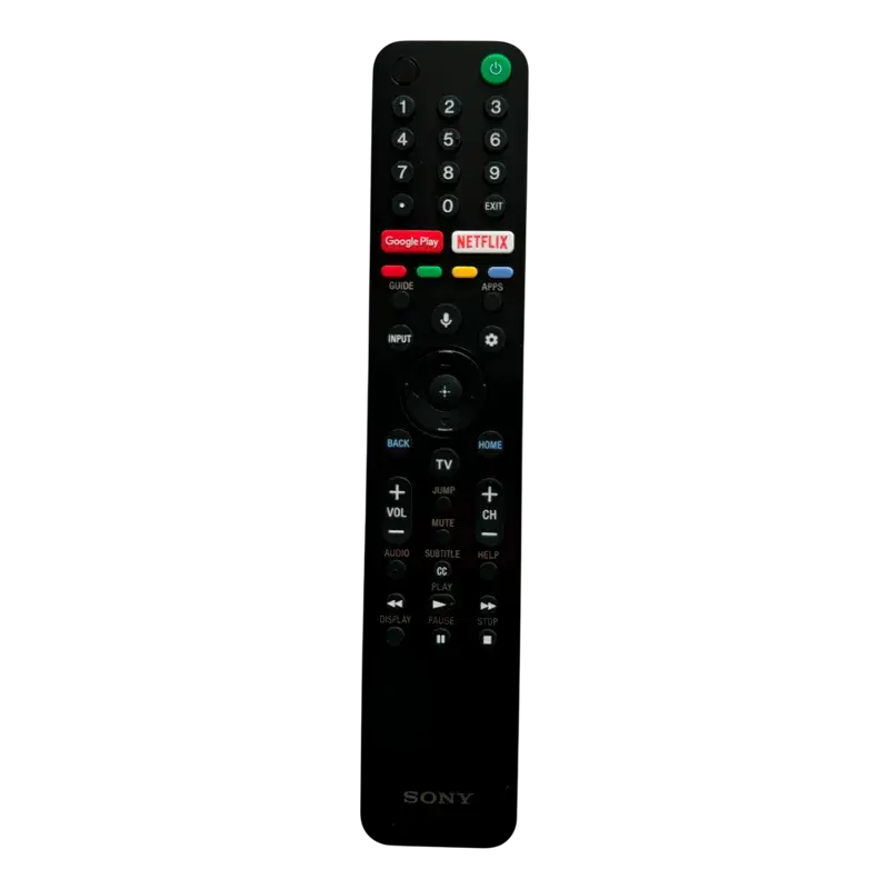 Control remoto Sony Remote Commander, vista frontal completa.