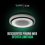 Aire Acondicionado LG Cassette Redondo Inverter 36000 BTU 220V