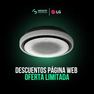 Aire Acondicionado LG Cassette Redondo Inverter 36000 BTU 220V