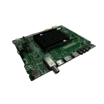 Main Board original para Smart TV Hisense 65U6K, vista en ángulo con disipador de calor y puertos HDMI, USB y Ethernet.