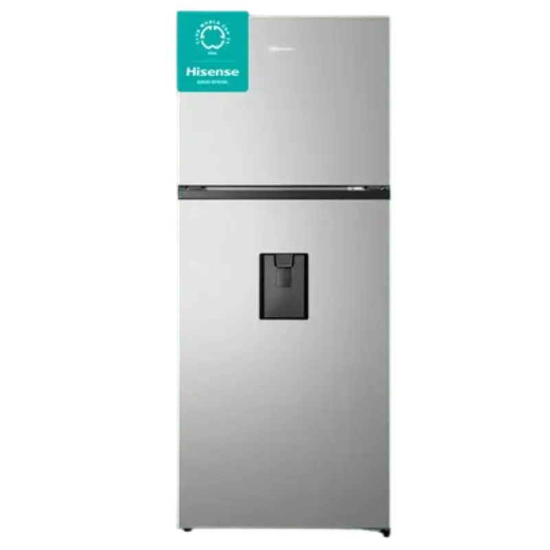 Nevera HISENSE No Frost 375 Litros RT14N6CDX BCD-375 Silver con un diseño moderno y avanzado.