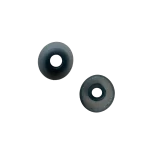 Vista superior de almohadillas Sony originales tamaño M en negro, compatibles con audífonos WF-C500 y WF-XB700, diseñadas para ajuste cómodo y aislamiento acústico.