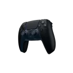 Control DualSense Negro Medianoche para PS5, vista diagonal resaltando diseño elegante y botones ergonómicos.