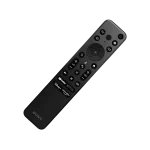 Control remoto Sony RMF-TX800U negro con botones multimedia en perspectiva diagonal