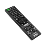 Vista angular del Control Remoto Sony RMT-AM210U para MHC-V44D con botones de acceso rápido.