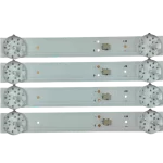 Parte trasera barras LED CX55F2USM con conexiones eléctricas