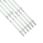 Conectores y extremos del kit de barras LED para TV LG 47LA6200, 47LN5200 y más Vista cercana de extremos y conectores del kit de barras LED compatible con televisores LG 47LA6200, 47LN5200, 47LN5390 y más.