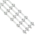 Detalle del Kit de Barras LED compatible con televisores modelos 55UM7400PDA, 55UM7470PSA, 55UM741C0DA, 55UM7650PDB, 55UN7310PDC, 55UN731C0DC, 55UP7500PSF, 55UT570H0UA, 55UT640S0DA, 55UT670H0UA y 55NANO79DNA, con módulos LED de alta precisión.