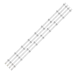 Kit De Barras Led Compatible Con Televisores Modelo 32LM3400