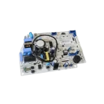 Main Control Board EBR83268420 para aire acondicionado LG, vista en ángulo con componentes electrónicos y conectores visibles.