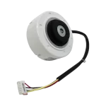 Motor Blower EAU62004010 para aire acondicionado LG, vista trasera con conector y cableado visible.