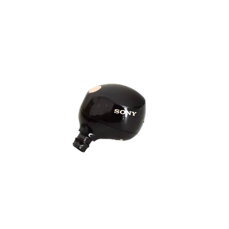 Repuesto de audífono derecho Sony WF-1000XM5 (Negro) A5064387A – Vista lateral detallada Repuesto original de audífono derecho Sony WF-1000XM5 (Negro) A5064387A, vista lateral con detalles premium