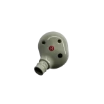 Repuesto de audífono derecho Sony WF-1000XM5 en color Plata Platino (A5061324A), vista interna con conectores de carga y marca "R".