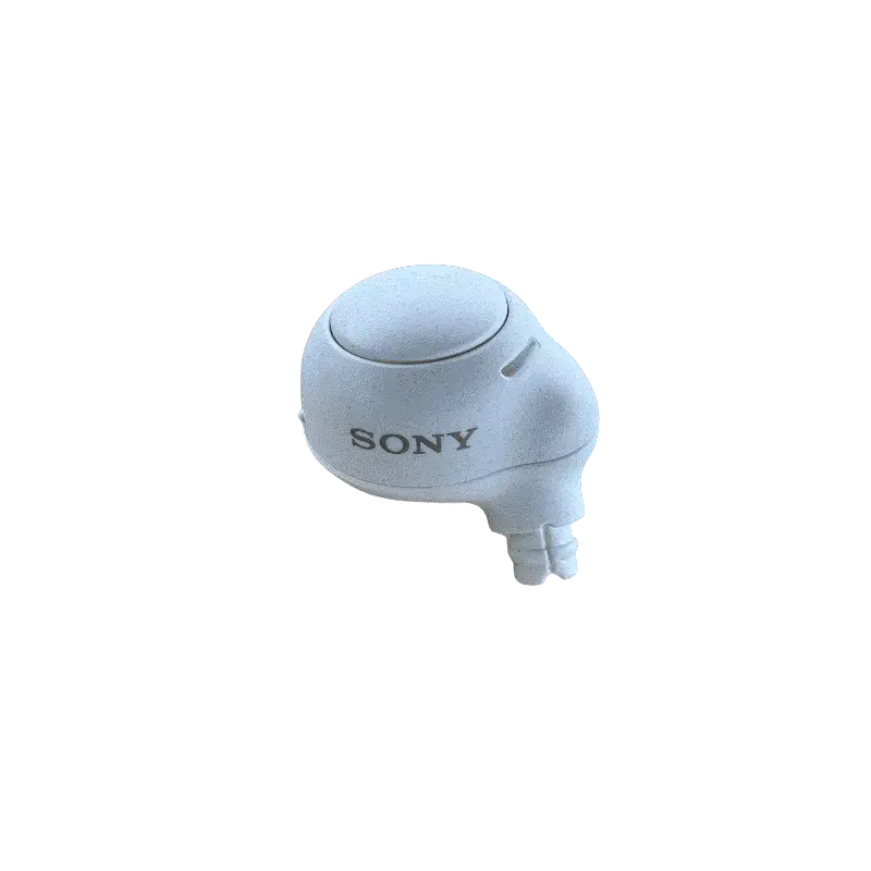 Repuesto de audífonos Sony izquierdo WF-C500 (Blanco) – Ref: 930102426 Repuesto de audífonos Sony izquierdo WF-C500 (Blanco) - Ref: 930102426, vista lateral con logo Sony visible.
