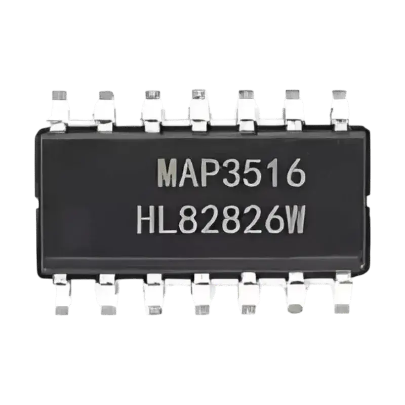Driver/Circuito Integrado MAP3516 para televisores 55UF770T, 55UH615T y 55UH623T, componente esencial para reparación y estabilidad de imagen.