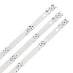 Barras LED 32YD350 con estructura optimizada para una instalación sencilla y segura en televisores.