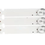 Set completo de barras LED 32YD350 con múltiples LEDs para una iluminación uniforme en televisores.