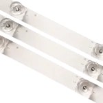 Kit de barras LED modelo 43LL49 con diseño de doble línea de iluminación para una retroiluminación eficiente en televisores.