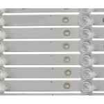 Barras LED HYLED6505iNT4K con lentes difusores y conectores de alta precisión.