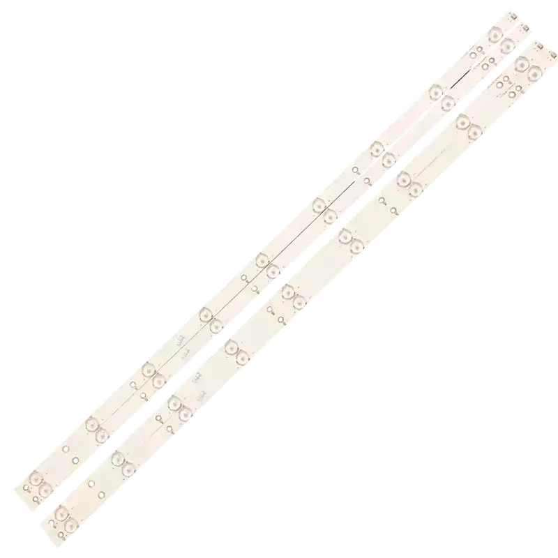 Kit de barras LED LE40D3142 con diseño optimizado y lentes ópticos para retroiluminación.