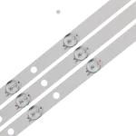 Set completo de barras LED para PLD32D60J con conectores de instalación rápida.