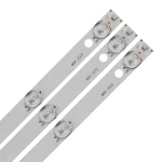 Vista en primer plano de las barras LED para PLD32D60J con tecnología de iluminación homogénea.