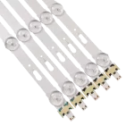 Detalle de conectores y LEDs del kit de barras para Samsung UN40KU6000KXZL, alto rendimiento.