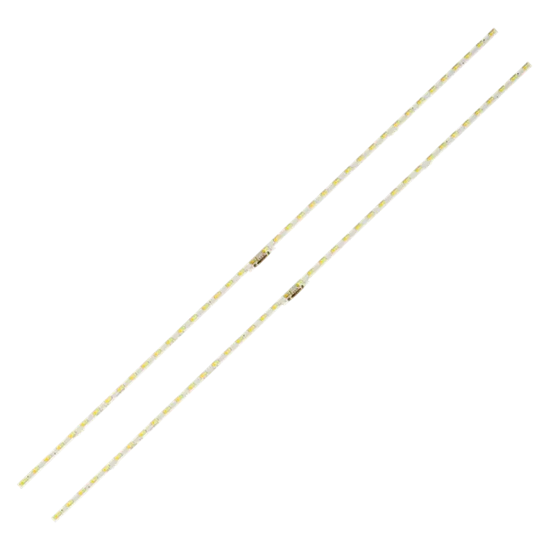 Barra LED UN50BU8200KXZ con adhesivo resistente para una instalación segura en televisores.