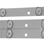 Detalle de las Barras LED para televisores CLED-43SME3 y CLED-43A03 con lentes ópticas de alta precisión.