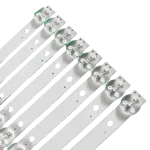 Detalle del Kit de Barras LED Compatible con Televisor LE43F1861, con diseño optimizado para una distribución uniforme de luz.