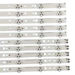 Kit de barras LED con lentes ópticos y conectores para televisores UN40EH5300MXZL y modelos similares.