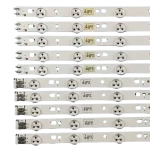 Kit de barras LED con conectores y lentes ópticos para televisores UN40EH5300MXZL y modelos similares.