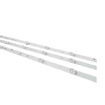Kit de Barras LED Compatible con Televisor (V2) 40D2080 en vista lateral, repuesto de iluminación con distribución uniforme de luz.