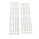 Kit de Barras LED compatible con televisores 42LM3400 y 42LS3400, diseño completo con múltiples tiras y lentes difusoras para una iluminación homogénea.