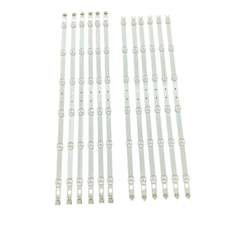 Kit de Barras LED compatible con televisores 42LM3400 y 42LS3400, diseño completo con múltiples tiras y lentes difusoras para una iluminación homogénea.