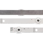 Vista ampliada del Kit de Barras LED para televisores 43H6000FY y K-LED43FHDSNBT Detalle del Kit de Barras LED compatible con televisores 43H6000FY y K-LED43FHDSNBT, resaltando las lentes y conexiones.